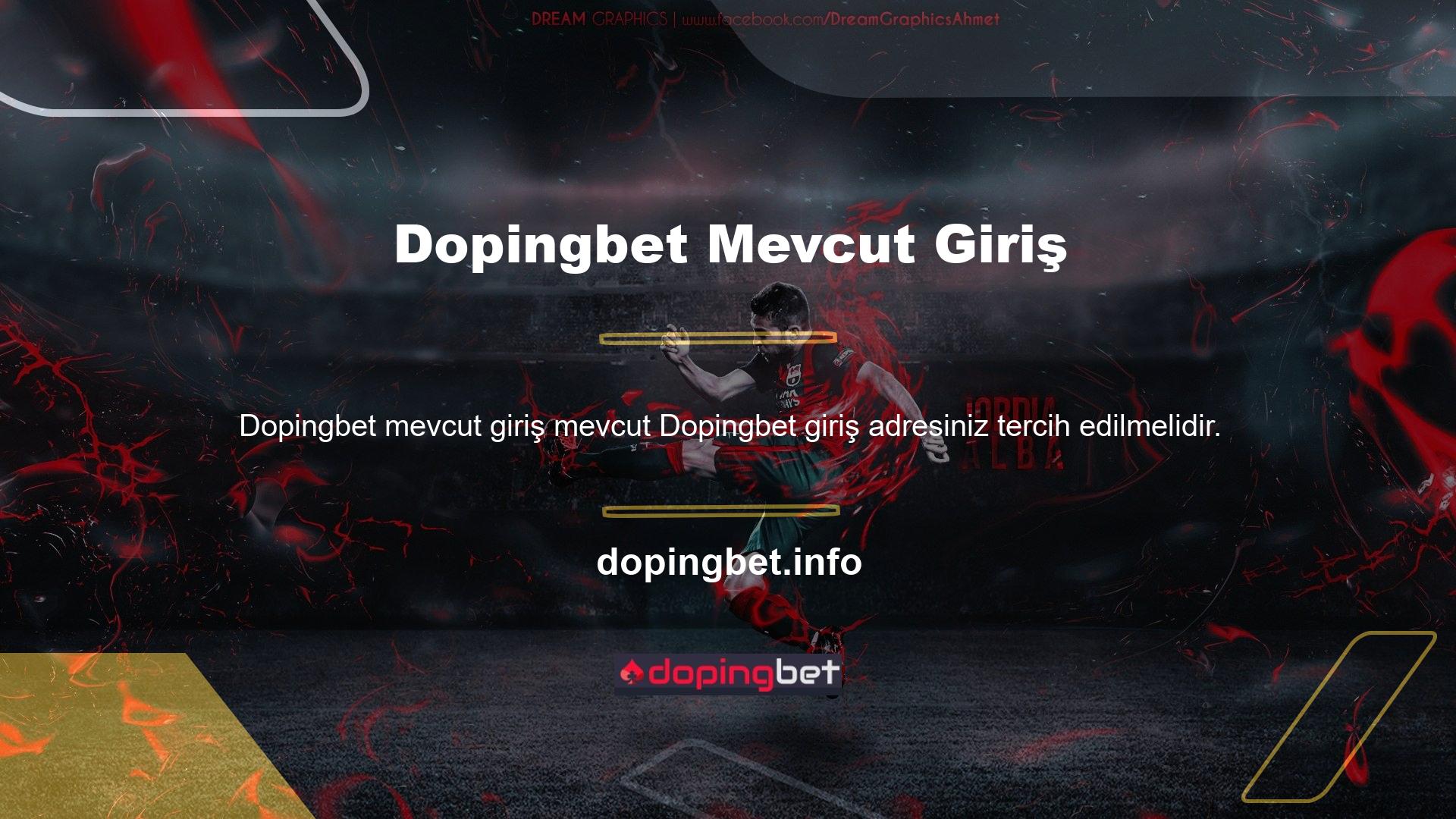 Dopingbet, Türkiye'deki en popüler yasadışı canlı bahis sitelerinden biridir