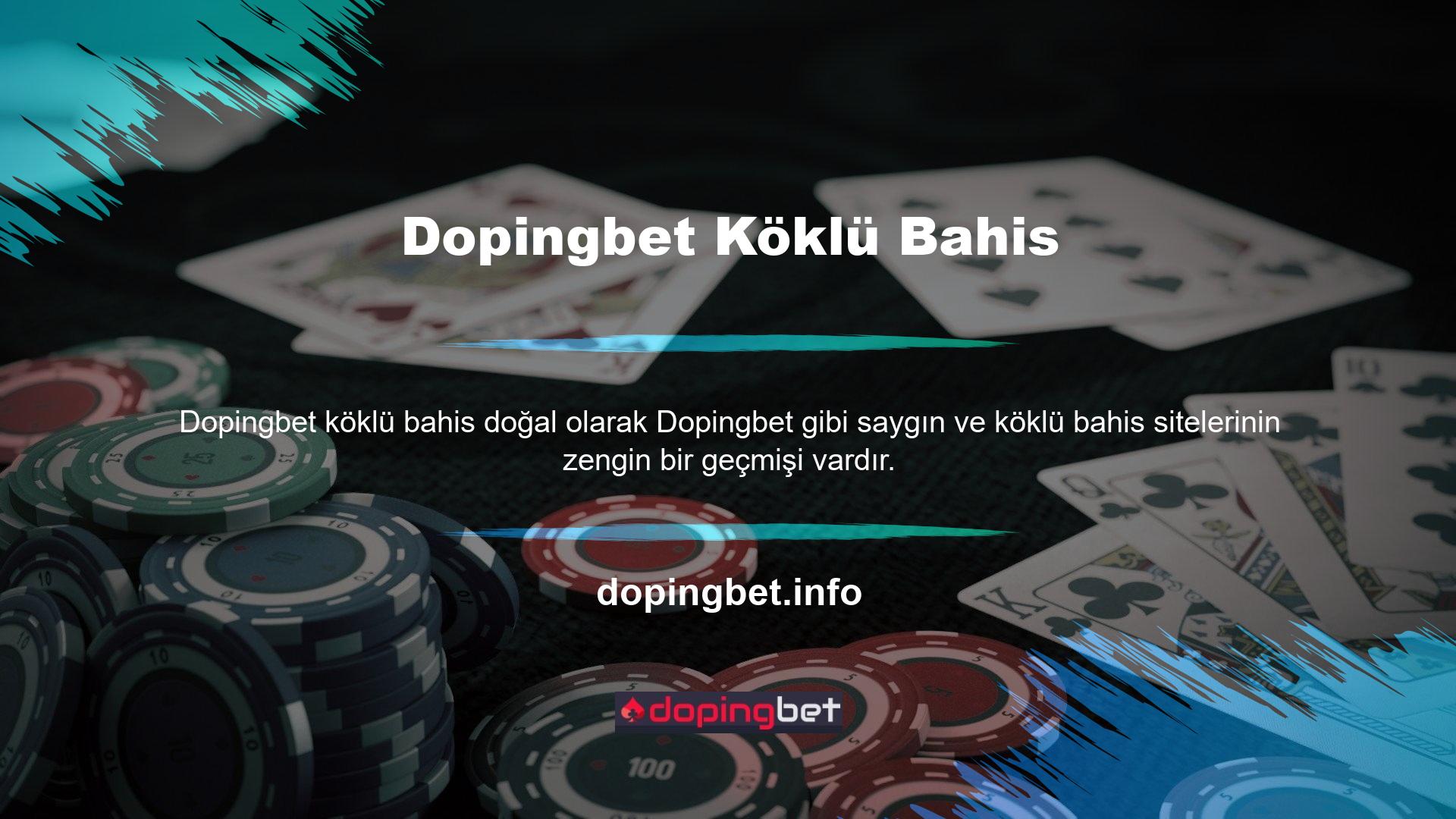 Ülkemizde yaşanan hukuki sorunlar nedeniyle Dopingbet Casino gibi casino sitelerinin sayfaları kapatılmıştır