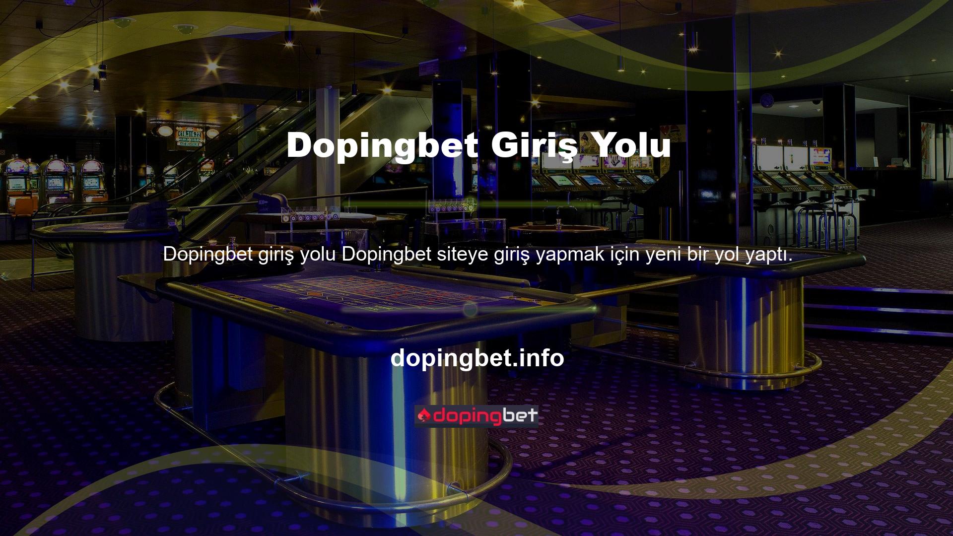 Dopingbet markası hala Türkiye'de açık deniz casino sitesi